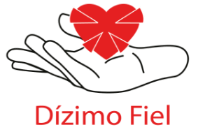 Logotipo antigo: mão com um coração vermelho em cima.